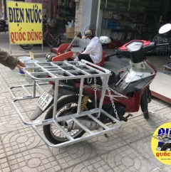 [ Baga ] giá chở hàng xe máy có cánh dài 50 x 72 